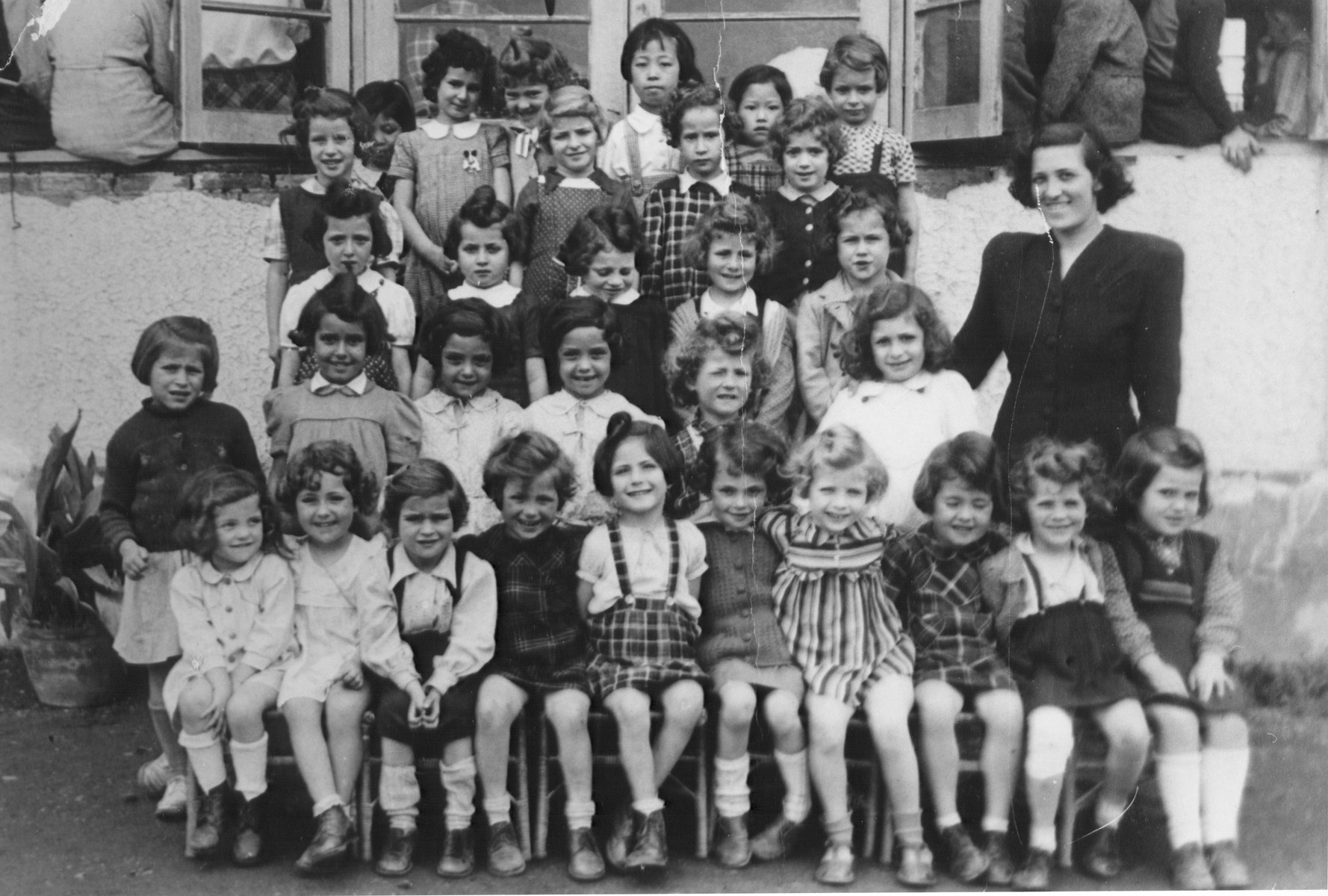 First grade class of Kadoorie School in Shanghai