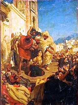 Execution of a Moroccan Jewess (Sol Hachuel) a painting by Alfred Dehodencq